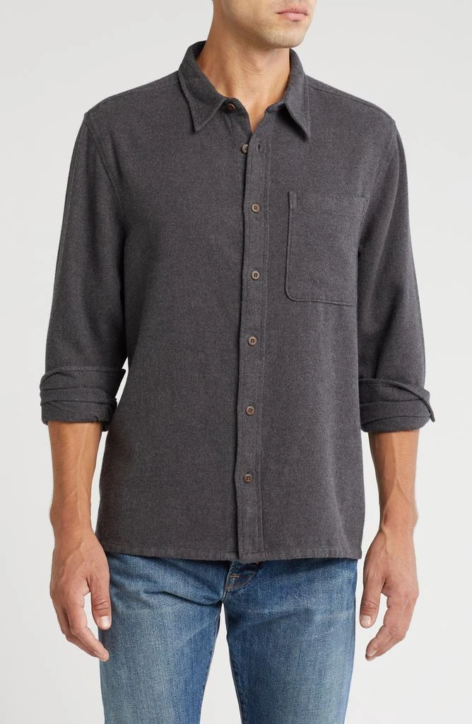 Madewell Sunday Boxy Flannel Button-Up Shirt 1