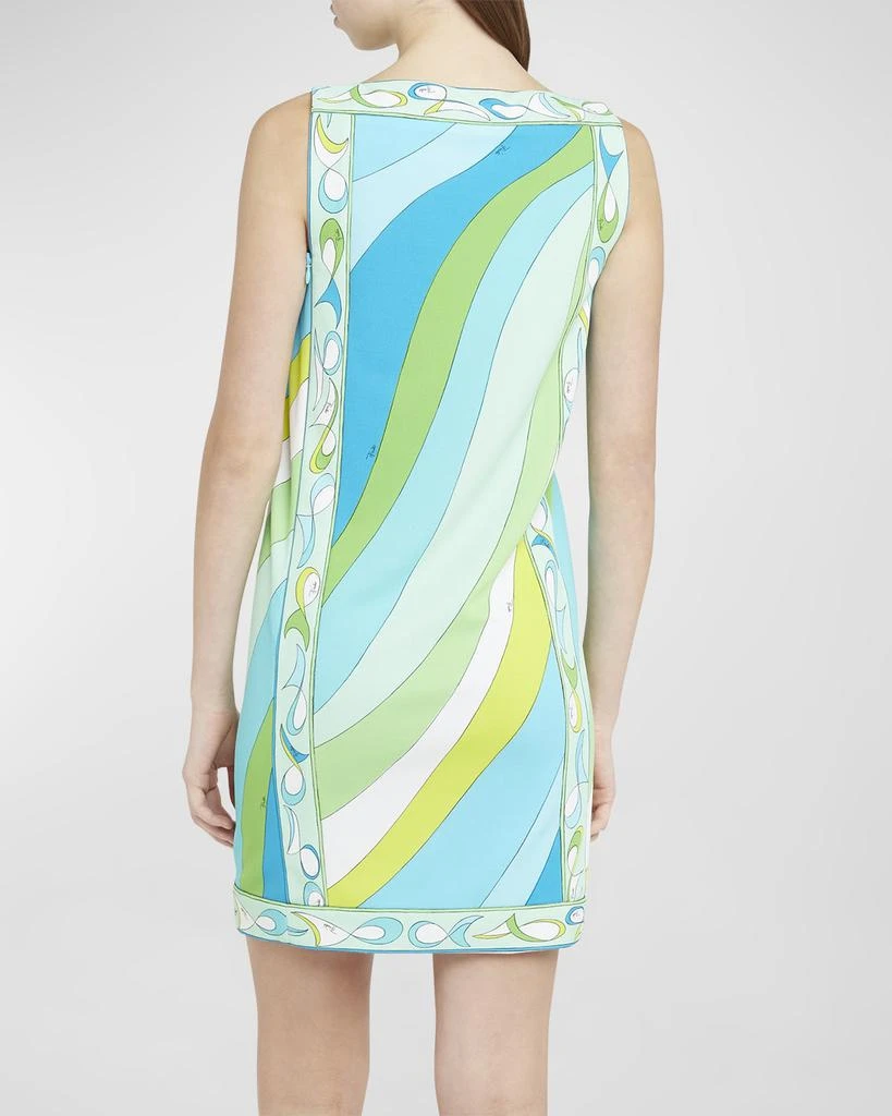 kimchi blue strapless dress Emilio Pucci // Blue & Multi Silk Print Embellished Dress – VSP Consignment main image 0