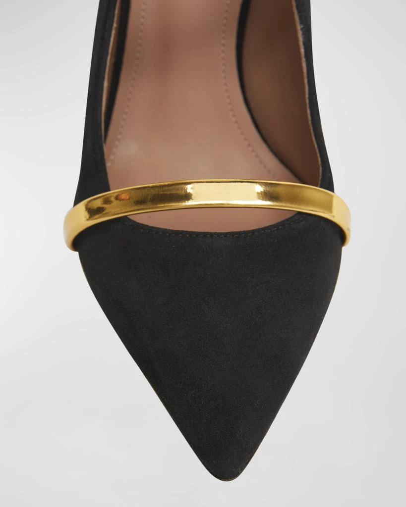 Malone Souliers Maureen Suede Dual-Band Mule Pumps 4