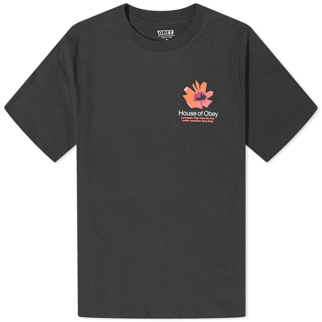 Obey Obey House of Obey Floral T-Shirt 1