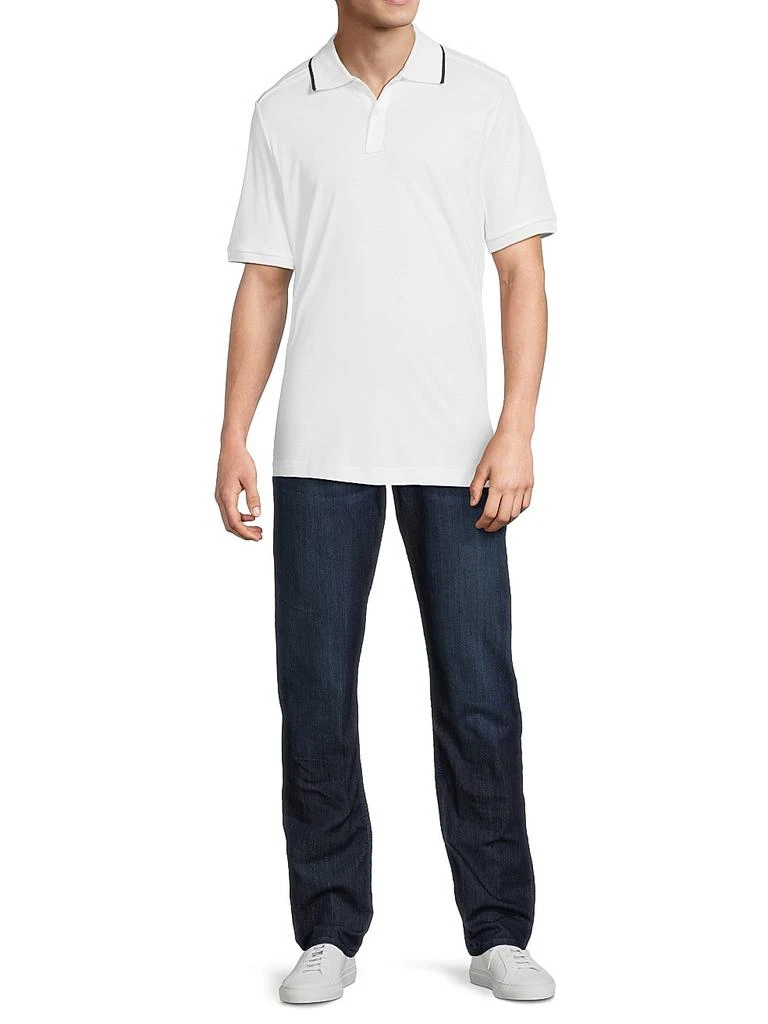 Eton Tipped Collar Jersey Polo Shirt 2