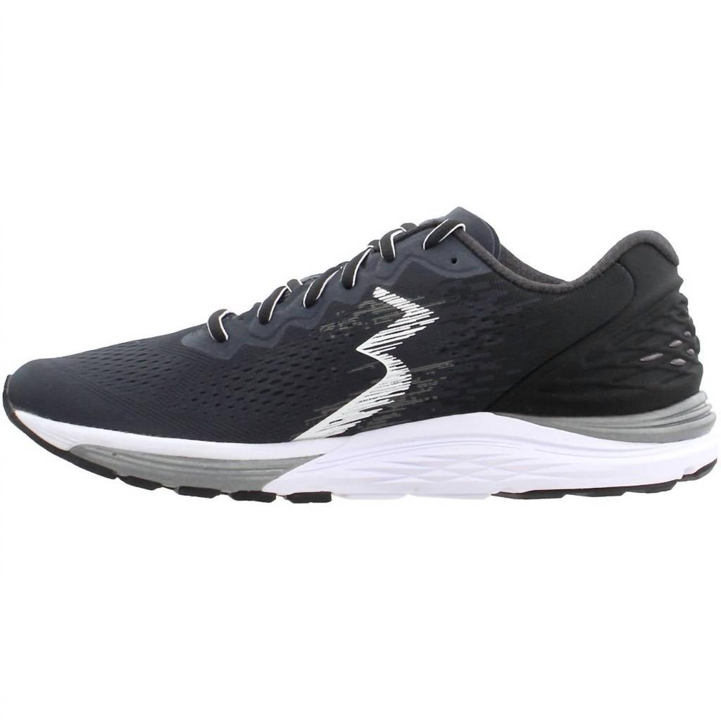 361 Degrees Men's Spire 3 Running Shoes - Medium Width In Ebony Black