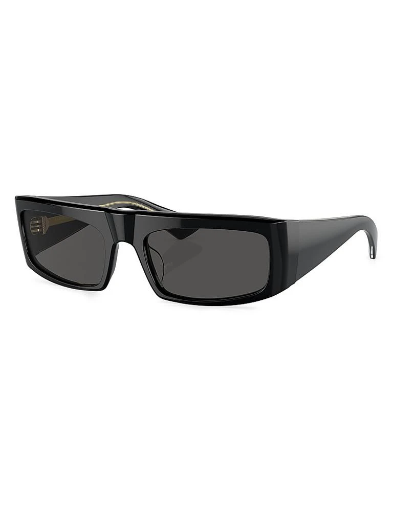 Khaite 56MM Rectangular Sunglasses 1