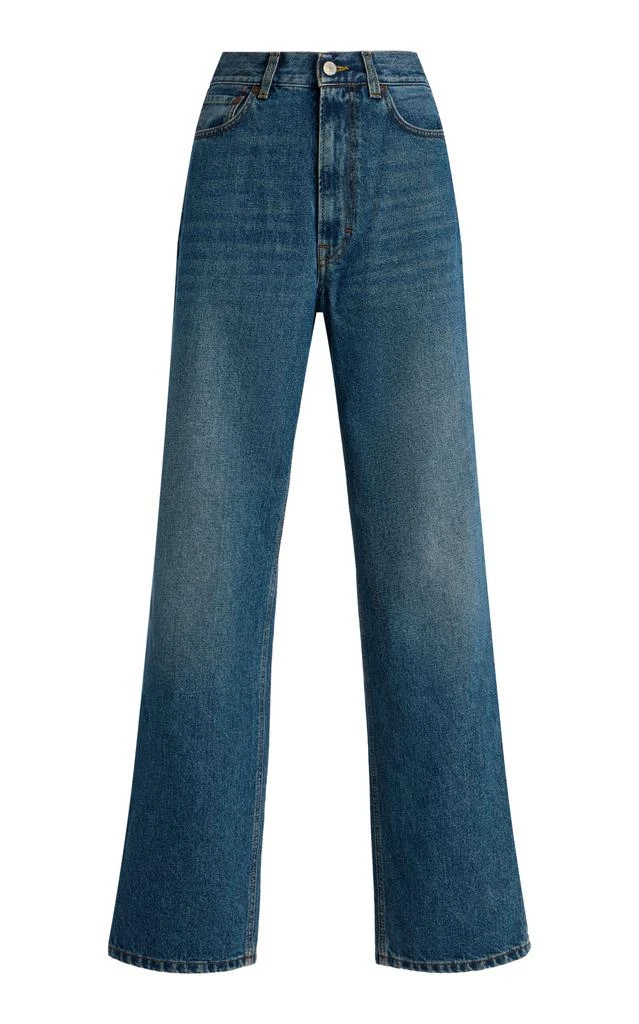 HOUSE OF DAGMAR House of Dagmar - High-Rise Wide-Leg Jeans - Blue - 25 - Moda Operandi 1