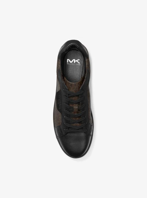 Michael Kors Keating Logo and Leather Sneaker 5
