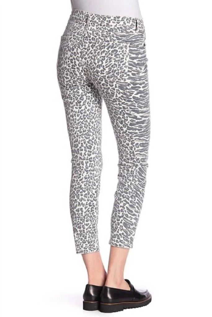 Current Elliott Current/Elliott - Animal Print Crop Skinny Jeans 2