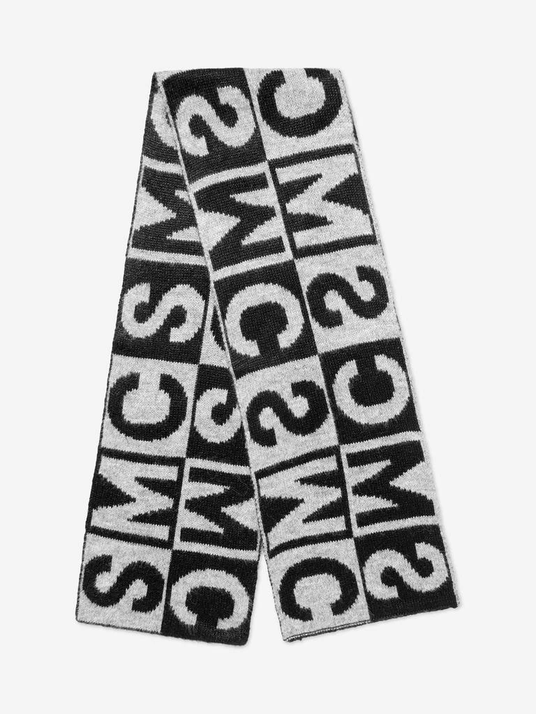 Stella McCartney Stella McCartney Kids Logo Scarf in Black 1