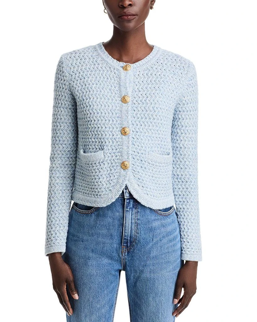 VANESSA BRUNO Dorina Button Front Cardigan 6