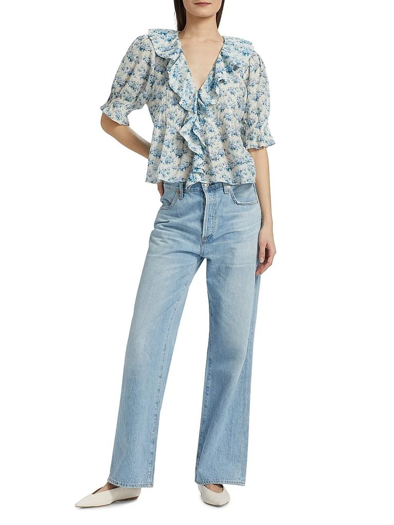 DÔEN Henri Floral Cotton Top 2