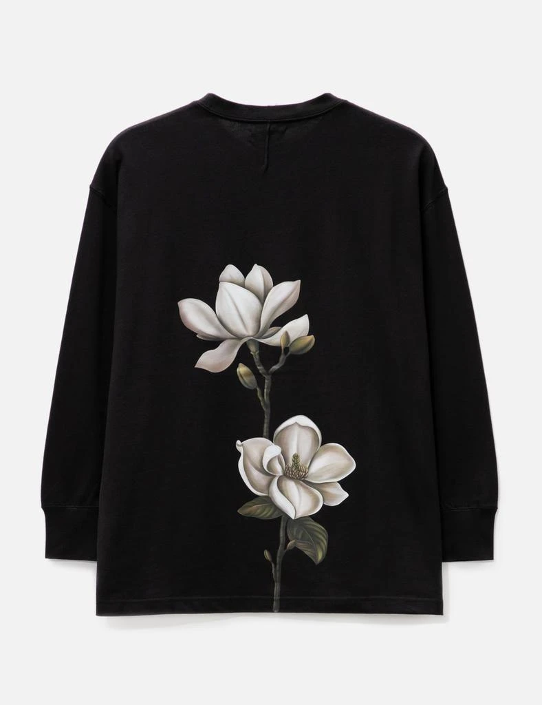 3.Paradis Black Flower Long Sleeve T-shirt 2