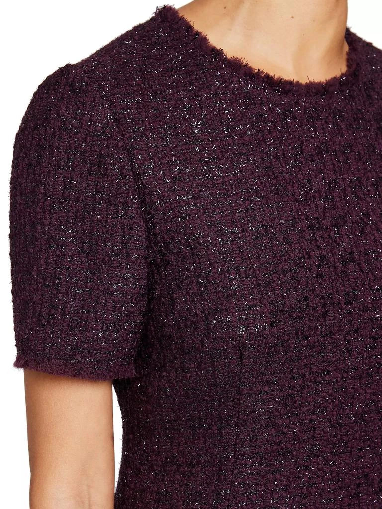 Santorelli Wool-Blend Tweed Midi-Dress 4