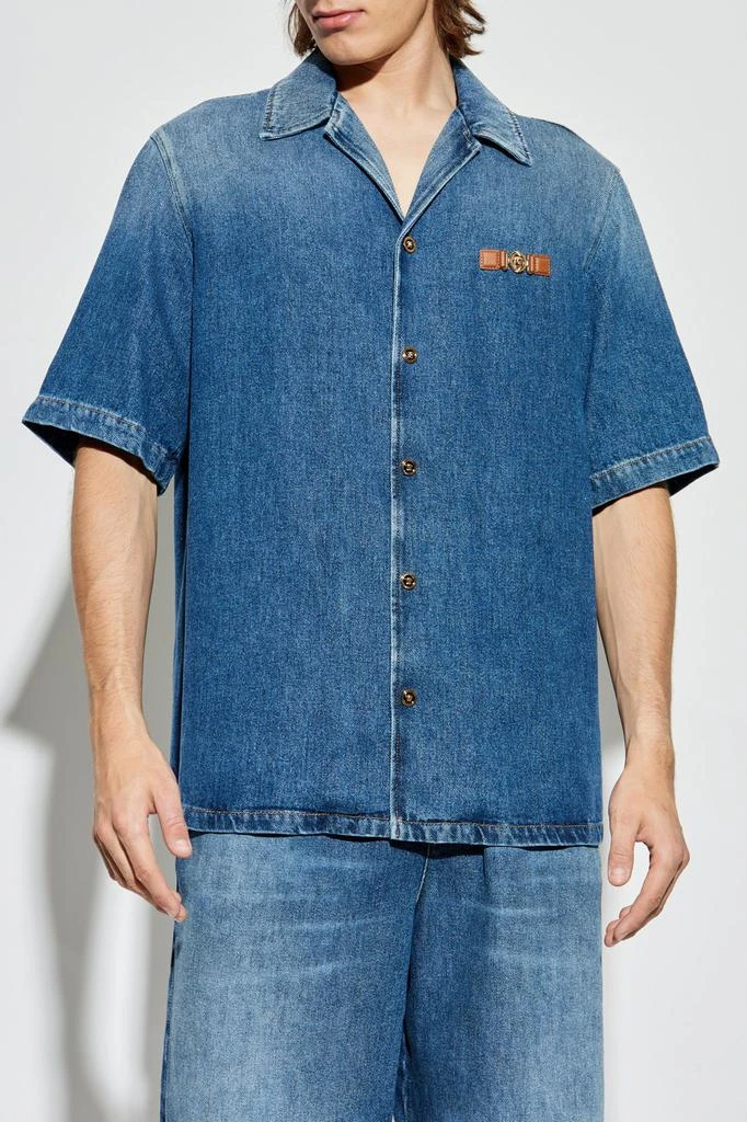 Versace Versace Short-Sleeved Denim Shirt 2