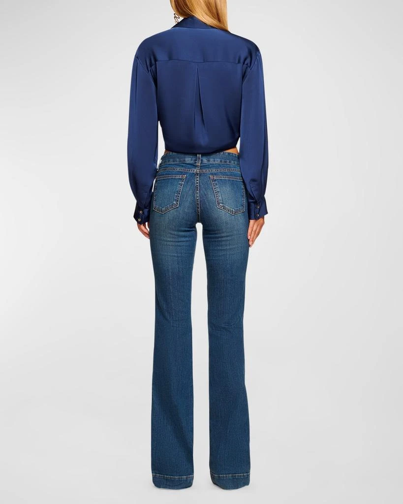 Ramy Brook Kyle Low-Rise Flare Jeans 3