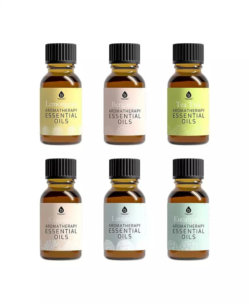 PURSONIC Essential Aromatherapy Oils - 6 Pack Gift Set 2