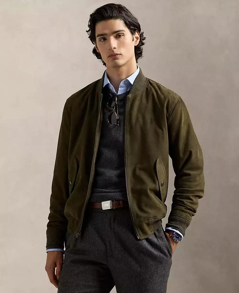 Ralph Lauren Men's Suede Bomber Jacket 1