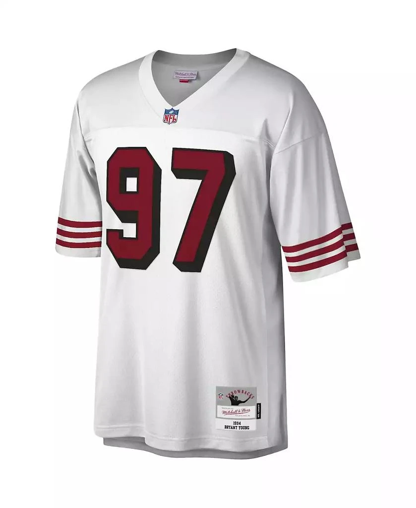 Mitchell and Ness Men's Bryant Young White San Francisco 49ers 1994 Legacy Replica Jersey 3