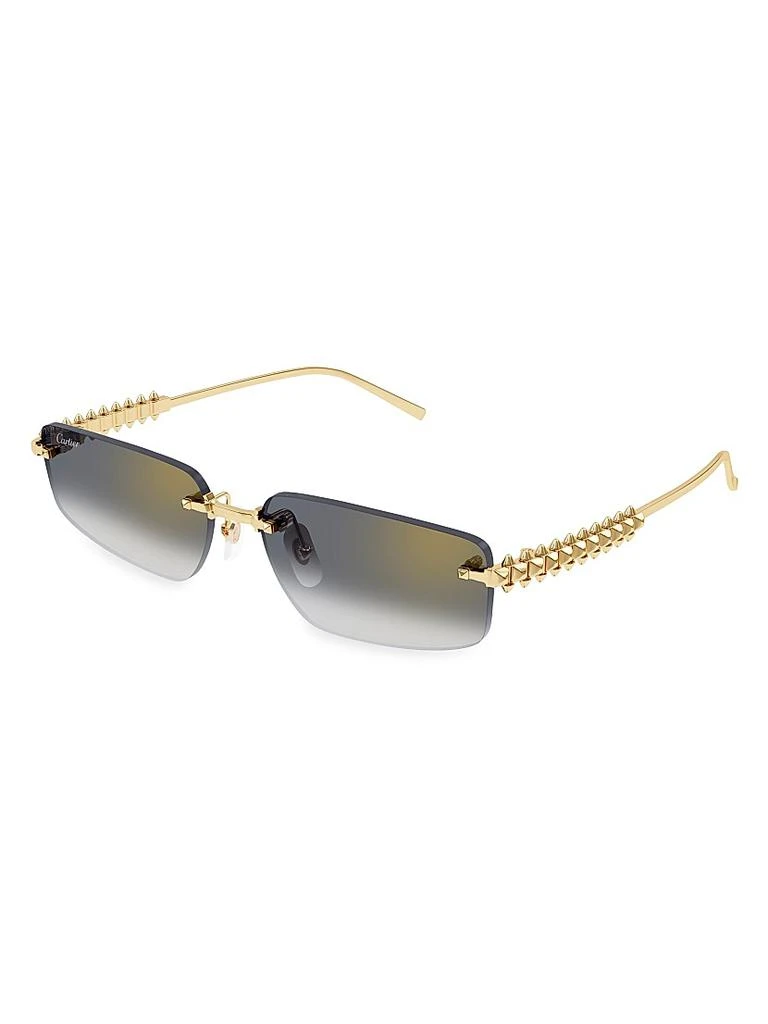 Cartier Clash De Cartier 58MM Rectangular Sunglasses 1