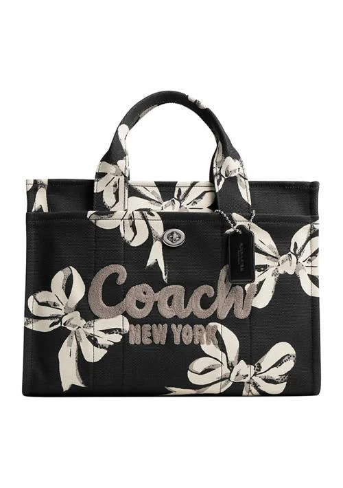 Coach Cargo Tote Bag With Bow Print 1