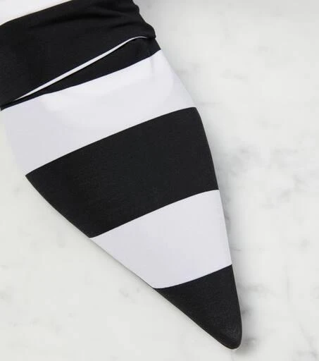 Dolce 
Gabbana Portofino striped over-the-knee boots 6