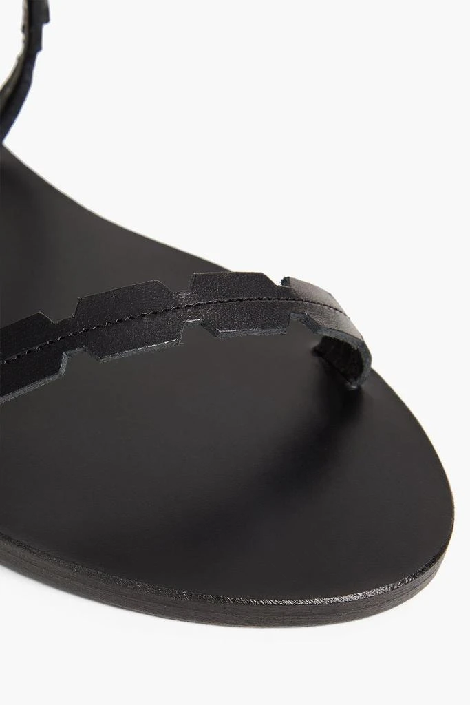 ANCIENT GREEK SANDALS Clio laser-cut leather slingback sandals 4