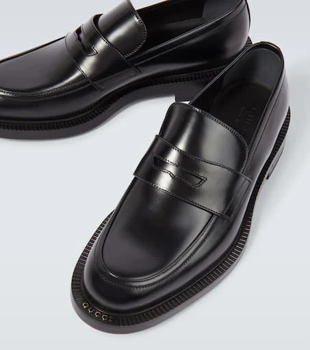 Gucci Leather penny loafers 3