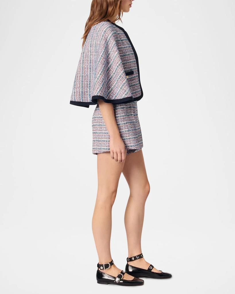 Maje Gilany Tweed Cape 4