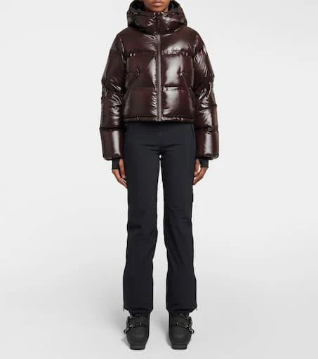 Aztech Mountain Minnie cropped down ski jacket 2