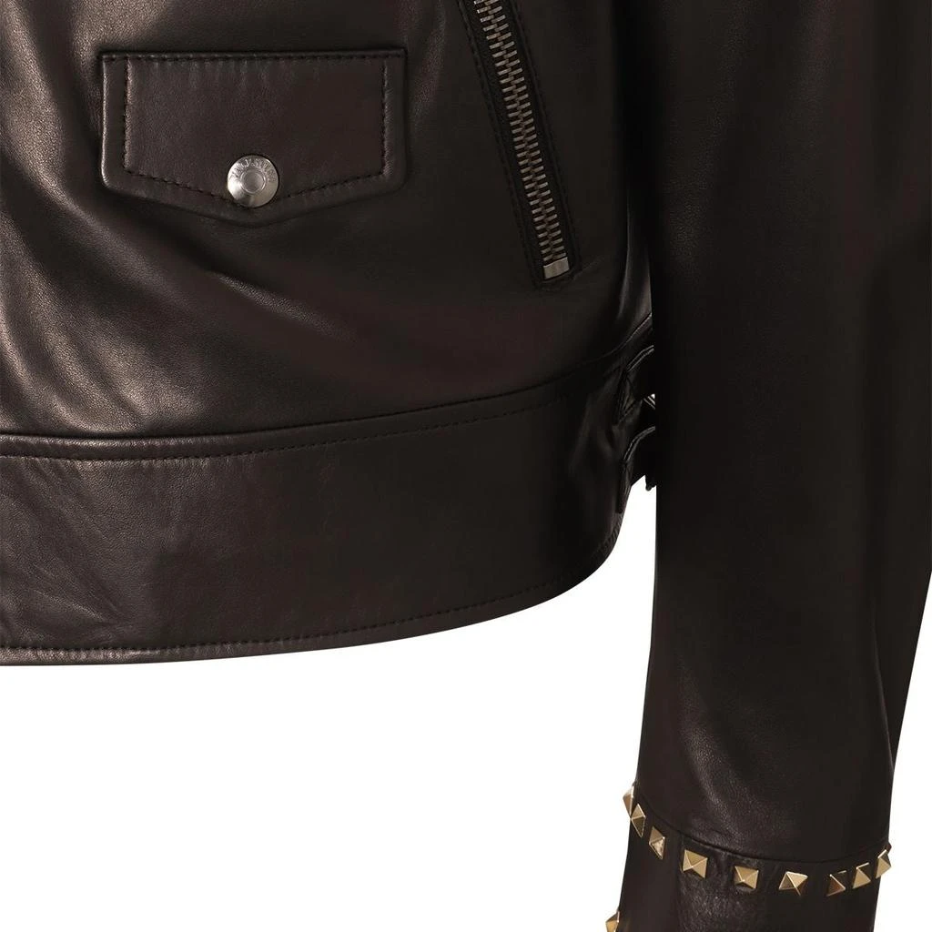 Valentino Valentino Garavani Black Leather Jacket 4