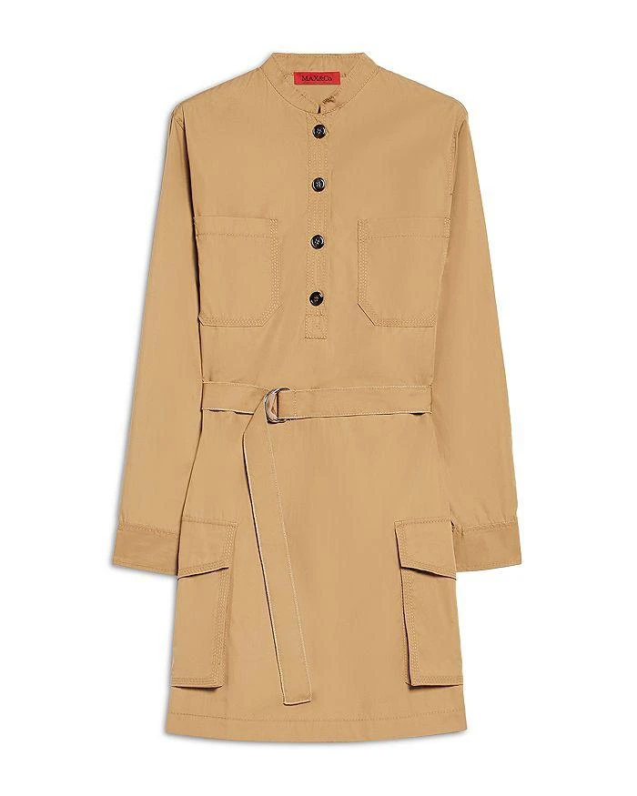 MAX&Co Poplin Long Sleeve Utility Dress 5