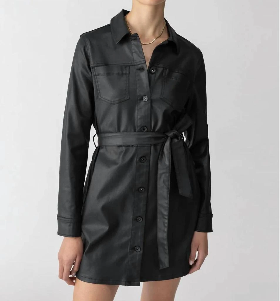 Sanctuary Sanctuary - COATED DENIM DRESS 1