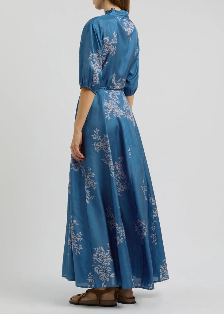 Hannah Artwear Oceanus floral-print silk maxi dress 3