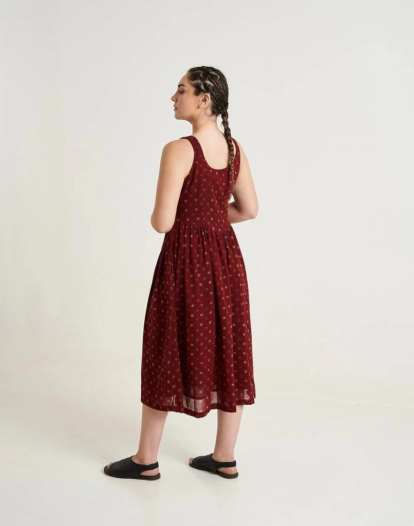 Madewell World of Crow Cherry Blossom gathered dress 4