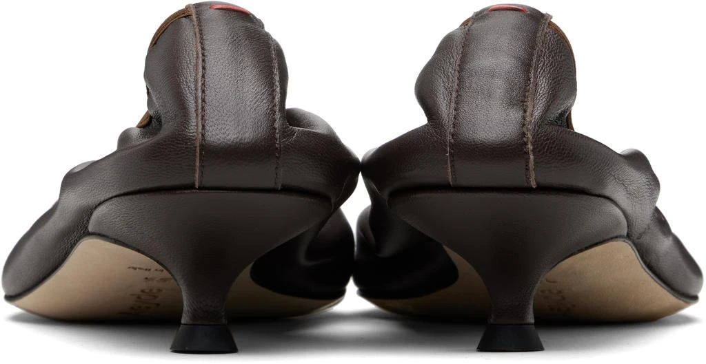 AEYDE Brown Hermia Heels 2