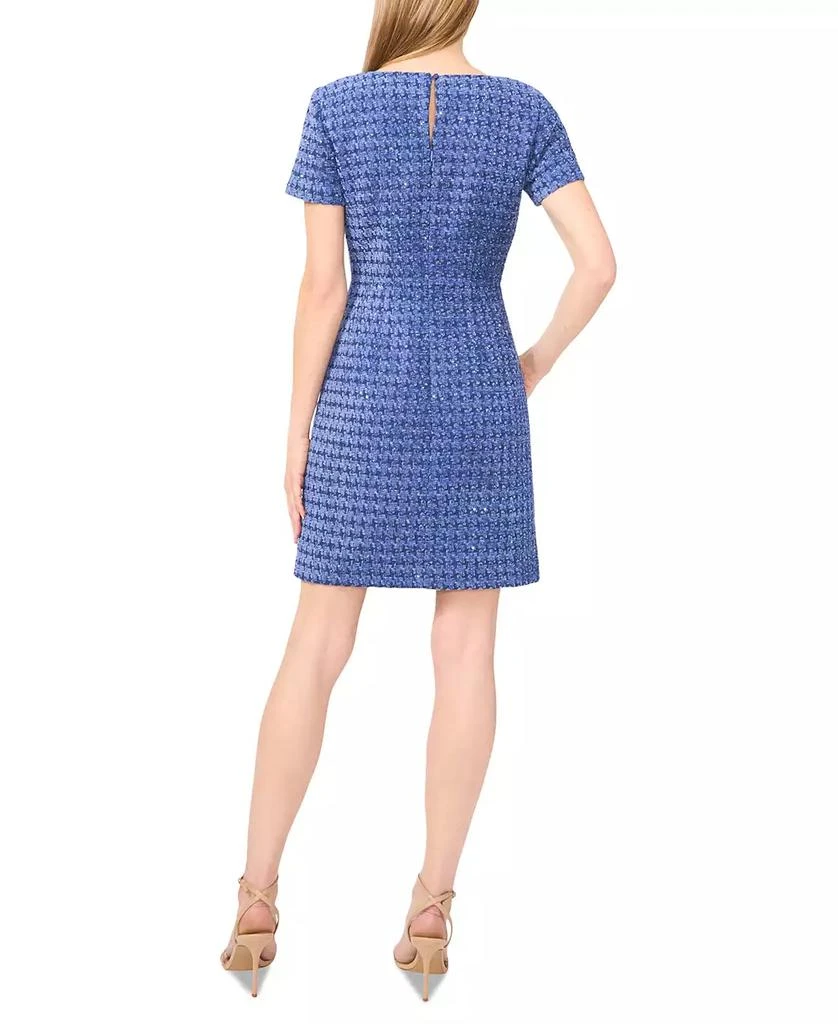 CeCe Women's Button Tweed Mini Dress 2