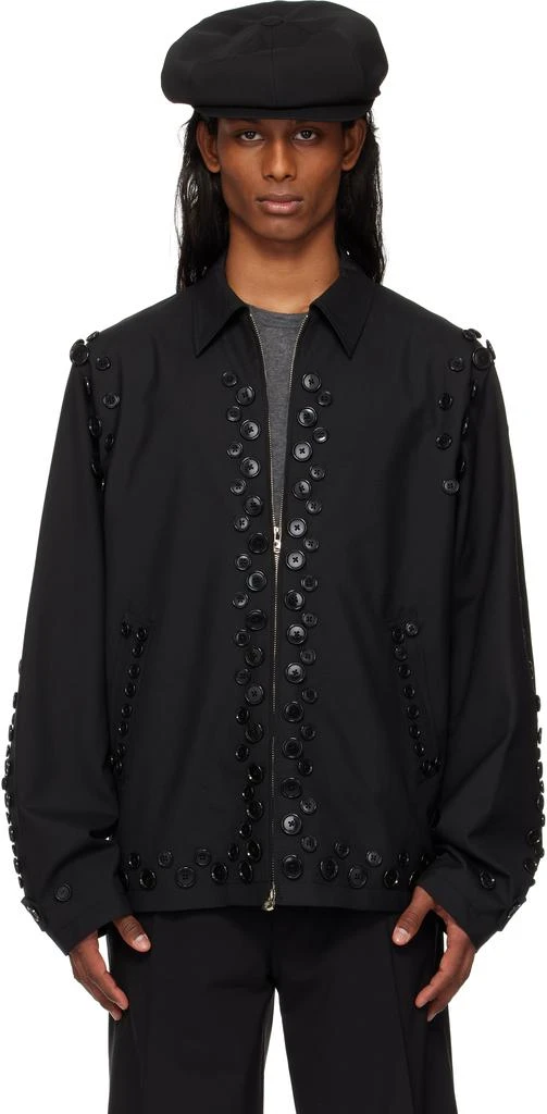 TAKAHIROMIYASHITA TheSoloist. Black Zip Up Brit Jacket 1