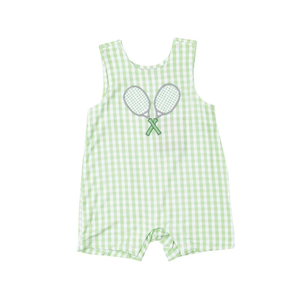 Angel Dear Baby's Sleeveless Gingham Romper 2