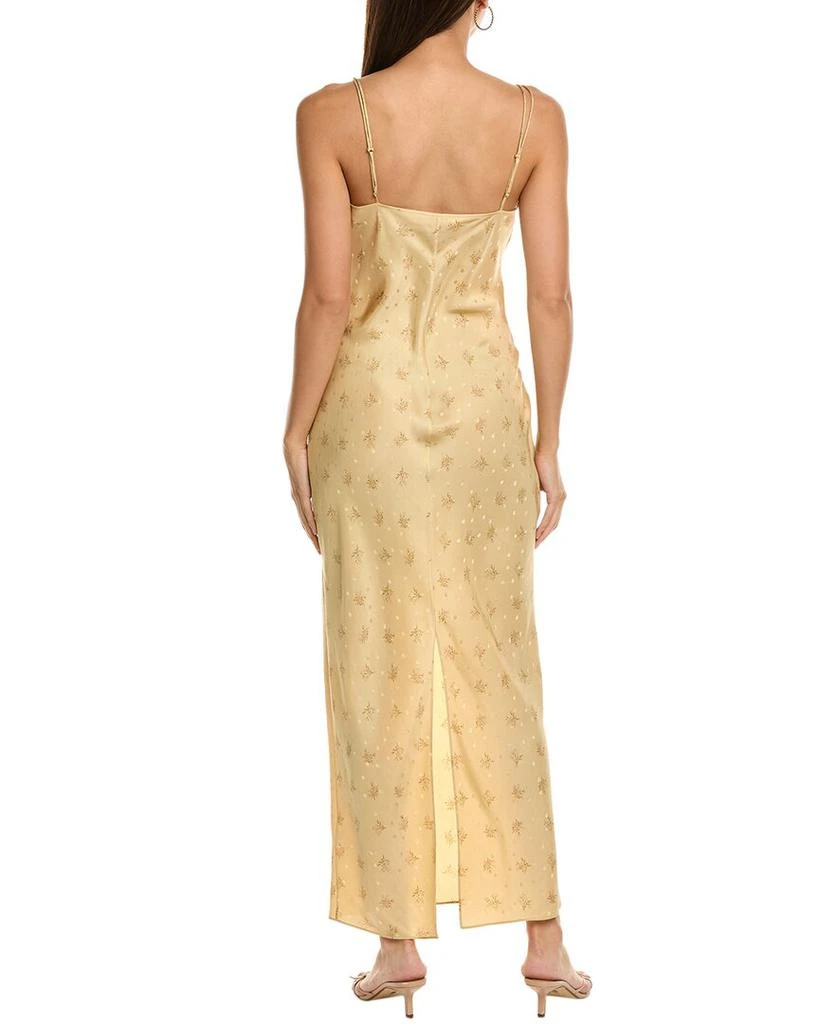 FRAME V-Neck Silk Cami Dress 2