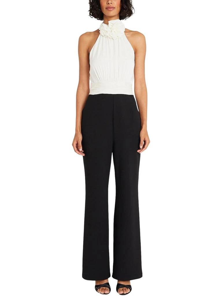 Maggy London Womens Embellished Wide Legs Jumpsuit 1