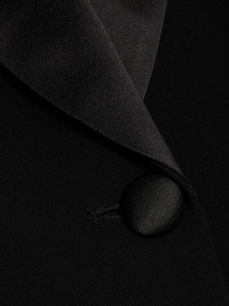 Sergio Hudson Satin Shawl Lapel Blazer 7