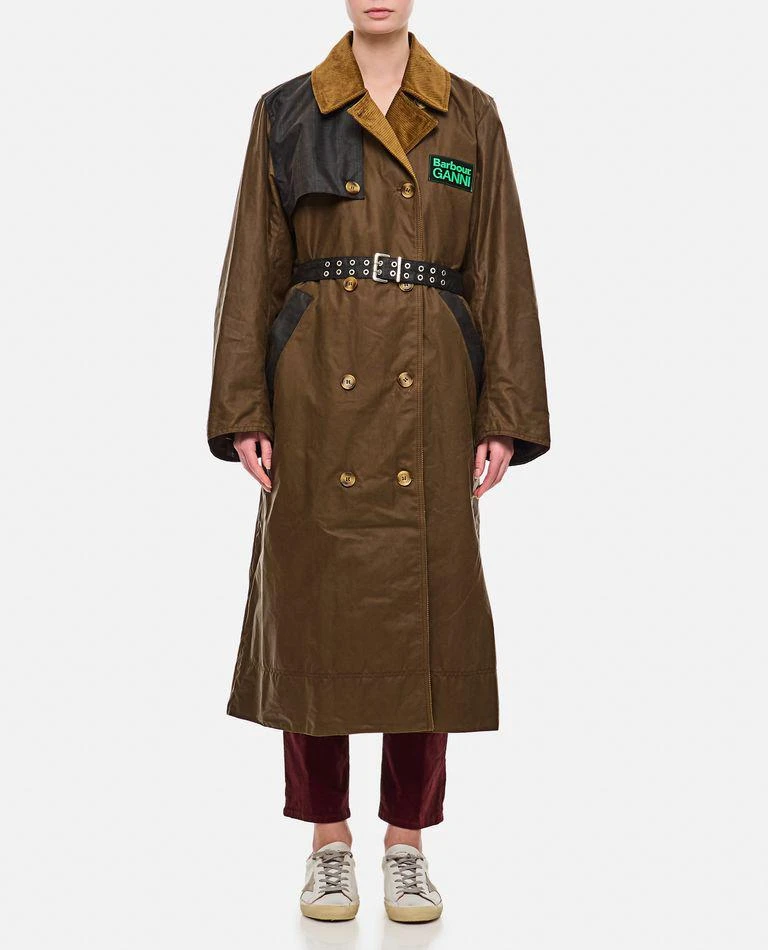 Barbour Ganni X Barbour Wax Trench 1