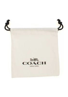 Coach Quilted C Swarovski Crystal Hinged Bangle Bracelet 3