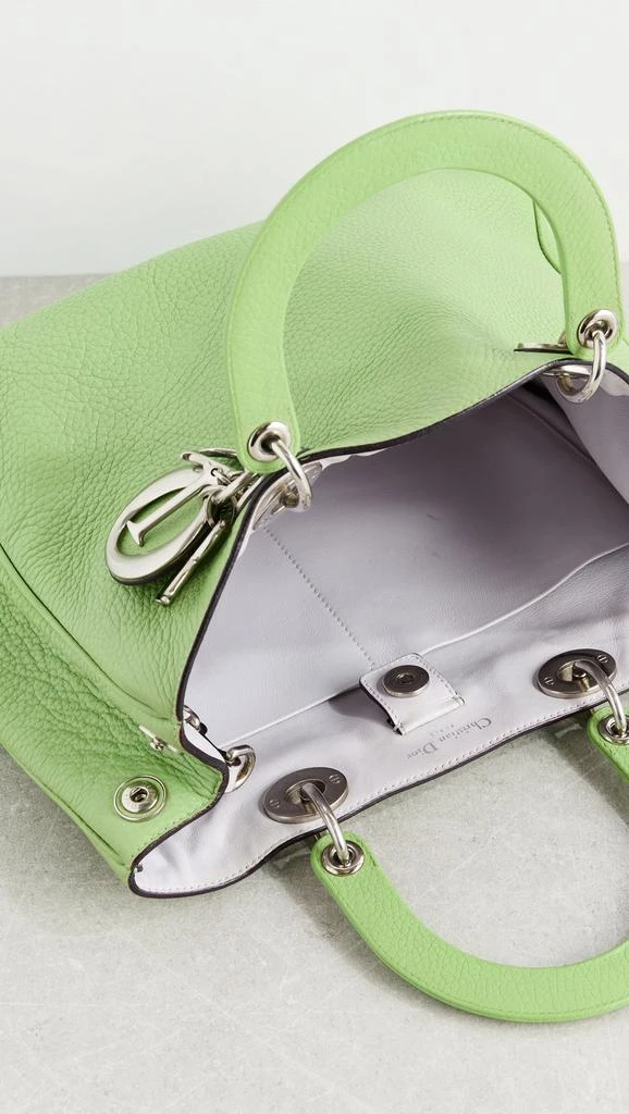 What Goes Around Comes Around Dior Leather Lady Dior Medium Bag 5