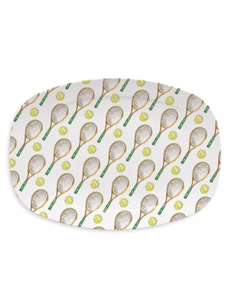 Mariposa Sporting Life Tennis Racquet Platter 1