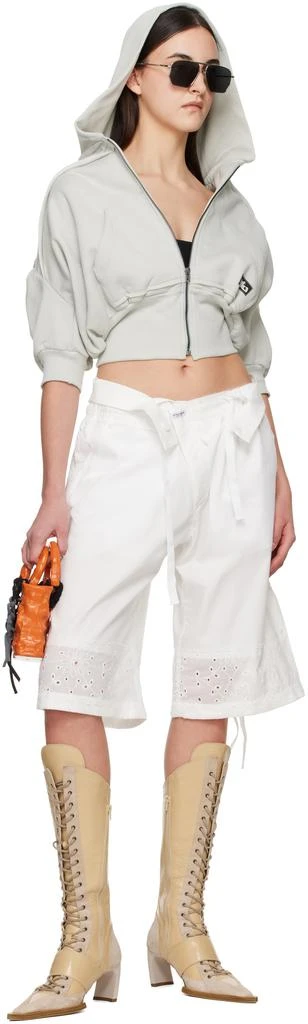 Ottolinger White Baggy Cargo Shorts 4