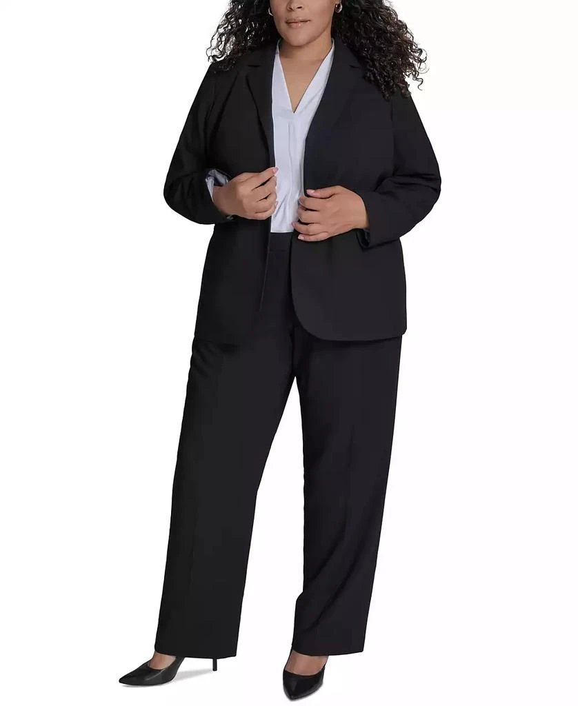 Calvin Klein Plus Size One-Button Blazer 5