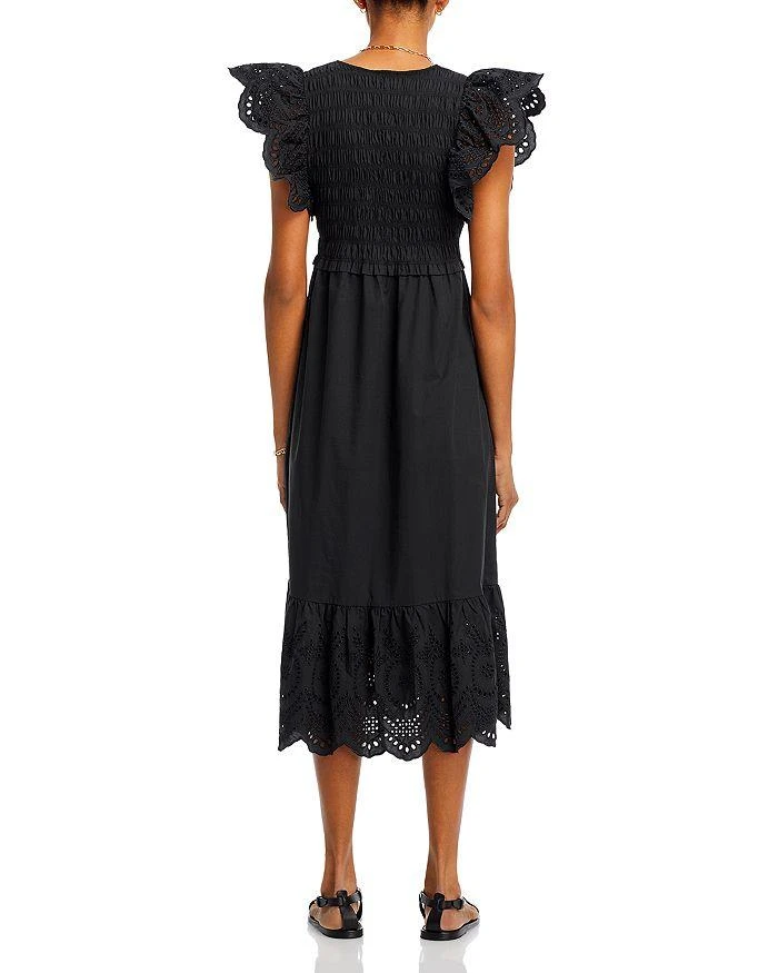 Rails Clementine Eyelet Trim Midi Dress 4