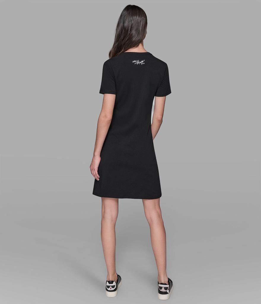 Karl Lagerfeld Paris FLORAL SPARKLE T-SHIRT DRESS