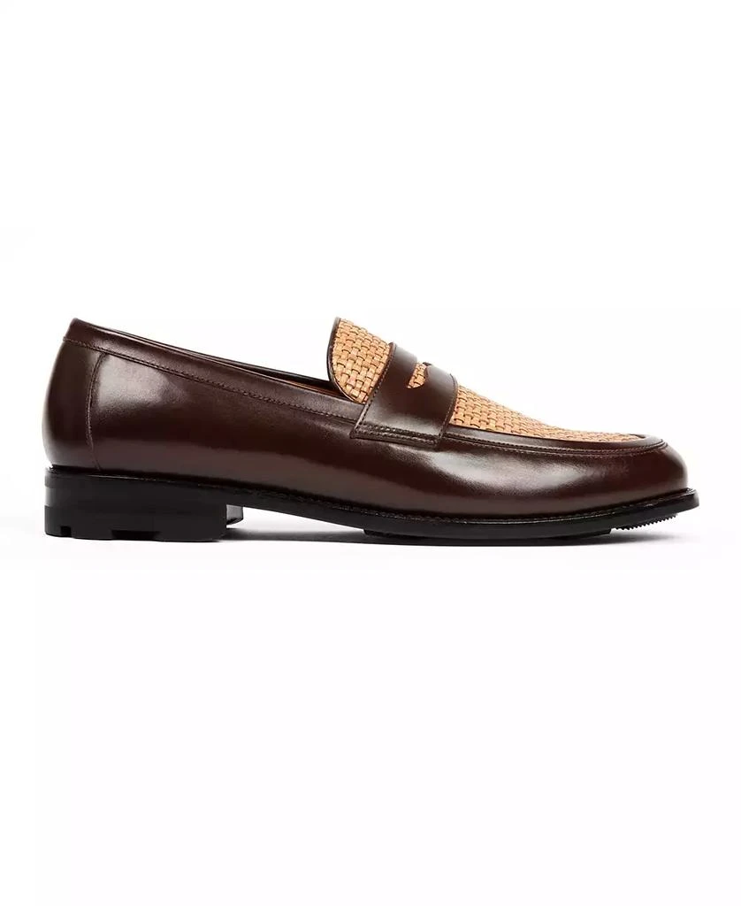 Anthony Veer Men's Mercer Slip On Leather Penny Loafers 2