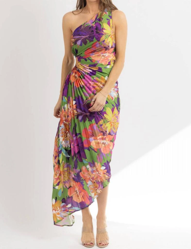 Ibiza Rio Pleat Midi Dress In Multi  On Sale Now with Up to 27% Off |  Discover Exclusive Deals & Savings at BeyondStyle  Authentic Dress Forum  women|clothing|dresses with Limited-Time Discounts,