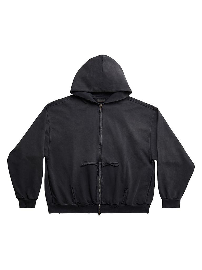 Balenciaga Y2K Zip-Up Hoodie Regular Fit - Free Shipping - BeyondStyle